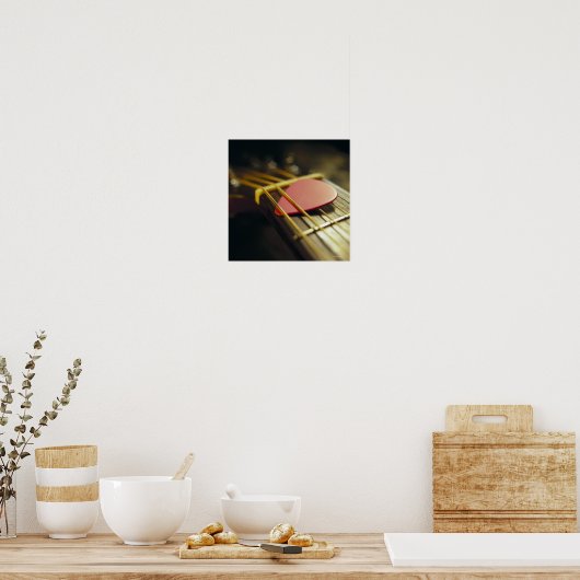 Guitar Pick Poster (Keuken)
