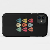 Guitar Pick Retro voor gitaristen But Case-Mate iPhone Case (Achterkant (horizontaal))