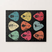 Guitar Pick Retro  voor gitaristen But Legpuzzel (Horizontaal)