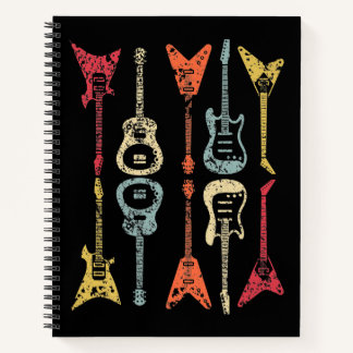 Guitar Pick Retro  voor gitaristen But Notitieboek