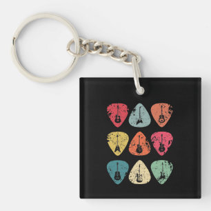 Guitar Pick Retro voor gitaristen But Sleutelhanger