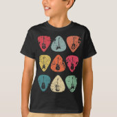 Guitar Pick Retro  voor gitaristen But T-shirt (Voorkant)