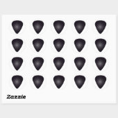 Guitar Pick Ronde Sticker (Vel)