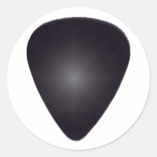 Guitar Pick Ronde Sticker