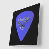Guitar Pick Vierkante Klok (Hoek)