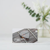 Guitar Pick Visitekaartje (Staand voorkant)