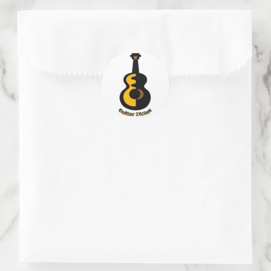Guitar Picker Sticker (Tas)