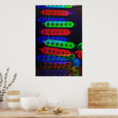 Guitar Pickups Stack Poster (Keuken)