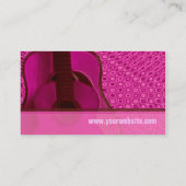 GUITAR "PiNKY"-Visitekaartje Visitekaartje (Achterkant)