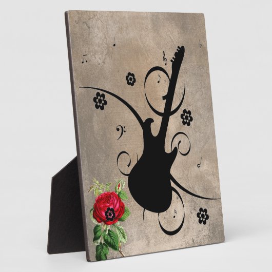 Guitar Plaque Fotoplaat (Zijkant)
