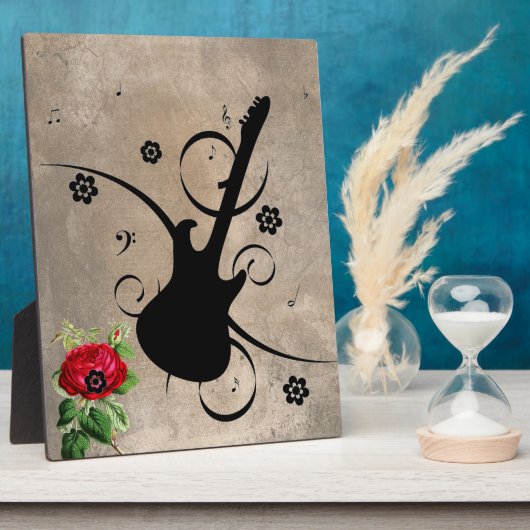 Guitar Plaque Fotoplaat (Zijkant)