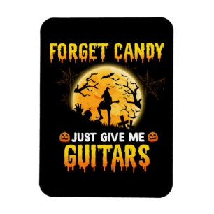 Guitar Play Witch Vergeet Snoep maar Guitar Magneet