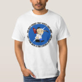 Guitar Player Best Friend on Road opnieuw Comic T-shirt (Voorkant)