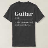 Guitar Player Funny 1398 T-shirt (Design voorkant)