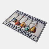 Guitar Player Gift, Guitar Welcome Doormat Deurmat (Schuin)