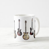 Guitar Player Gift Rock and Roll Musician Band Mug Koffiemok (Voorkant rechts)
