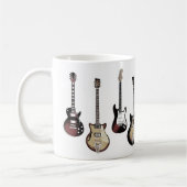 Guitar Player Gift Rock and Roll Musician Band Mug Koffiemok (Links)