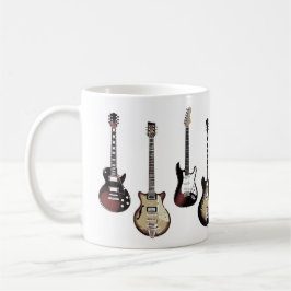 Guitar Player Gift Rock and Roll Musician Band Mug Koffiemok