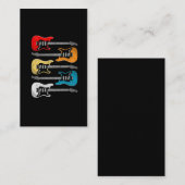  Guitar Player Gift voor gitaristen Visitekaartje (Voorkant / Achterkant)