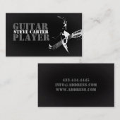 Guitar Player Guitarist Musician Visitekaartje (Voorkant / Achterkant)