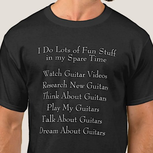 Guitar Player Lover - Wat ik in de vrije tijd doe T-shirt