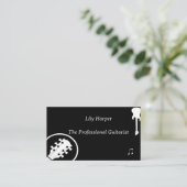 Guitar Player Music Artist Teacher School Concert Contactkaartje (Staand voorkant)