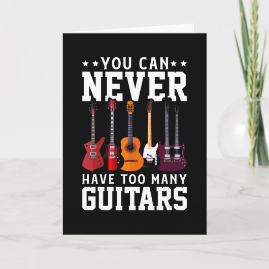 Guitar Player Music Guitarist Musician Band grappi Kaart (Voorkant)