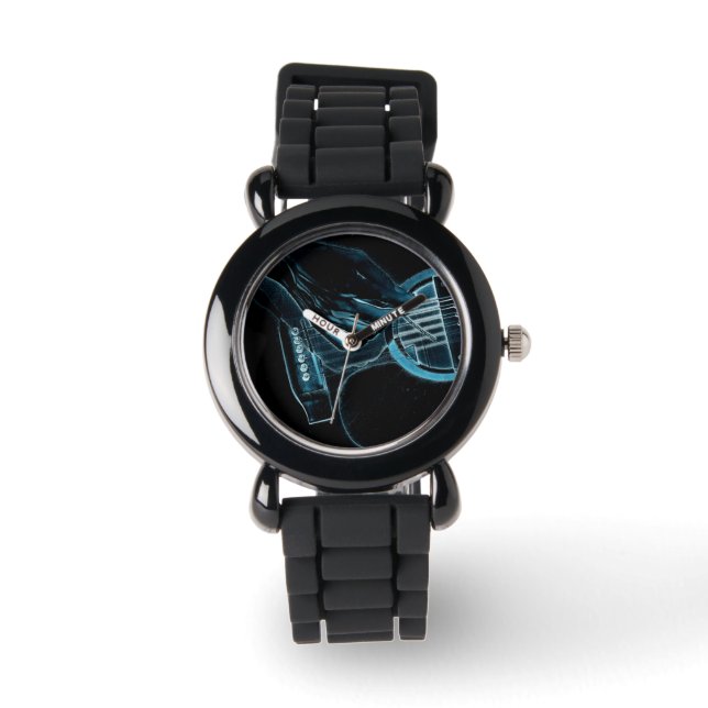 Guitar Player Music Lover's Horloge (Voorkant)