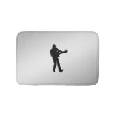 Guitar Player Silver Badmat (Voorkant)