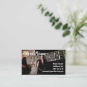Guitar Player - Teacher - Songwriter - Band Visitekaartje (Staand voorkant)