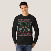 Guitar Player Ugly KerstSweater T-shirt (Voorkant volledig)