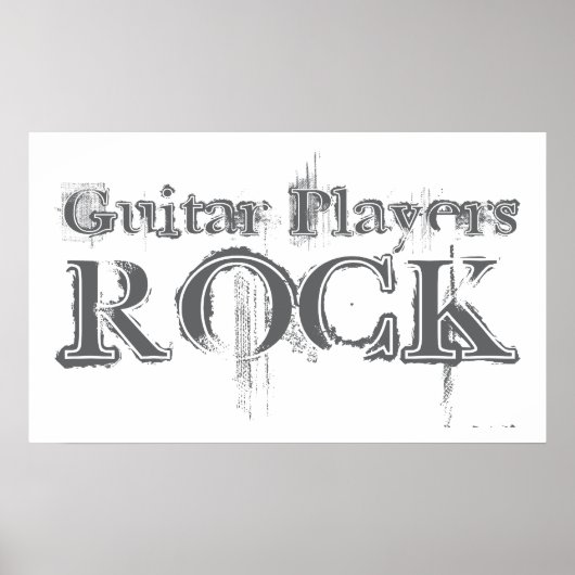 Guitar Players Rock Poster (Voorkant)