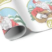 Guitar Plays Santa Claus | Kerstmis Cadeaupapier (Rol Hoek)