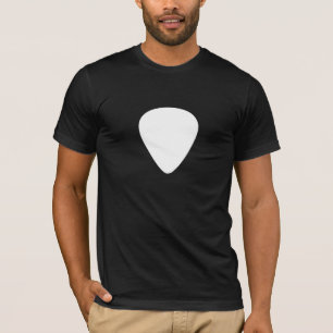 Guitar Plectrum (Pick) T-Shirt (witte oogst)