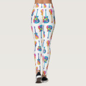 GUITAR POP ART LEGGINGS (Achterkant)
