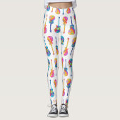 GUITAR POP ART LEGGINGS (Voorkant)
