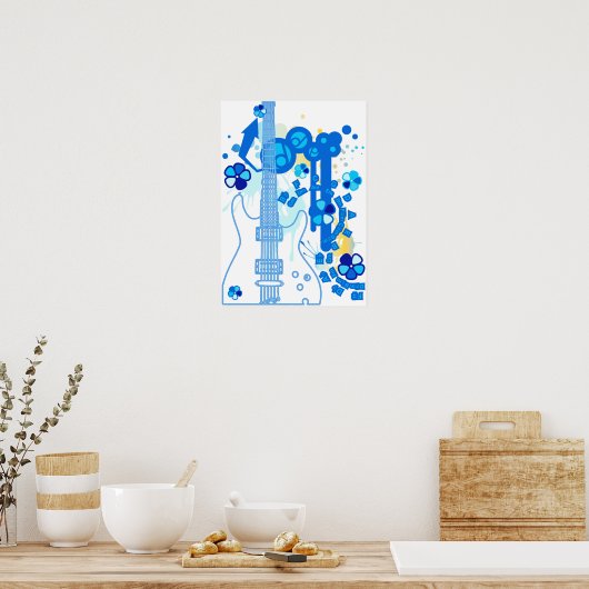 GUITAR-POP TUNES POSTER (Keuken)