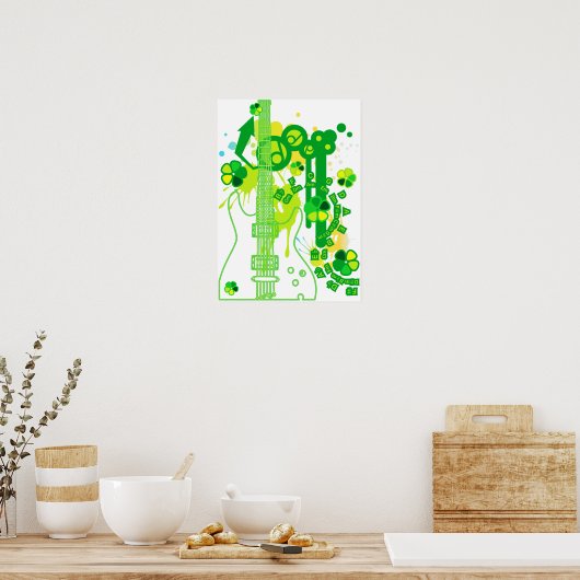 GUITAR-POP TUNES POSTER (Keuken)