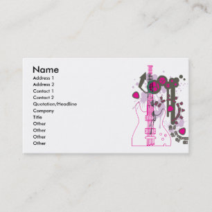 GUITAR-POP TUNES VISITEKAARTJE