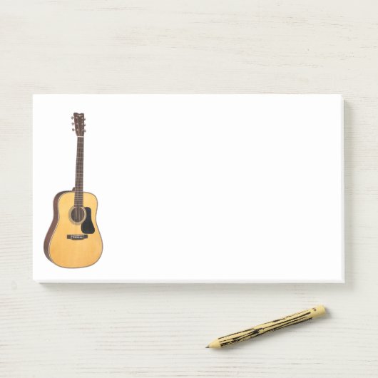 GUITAR POST-IT® NOTES (Op bureau)