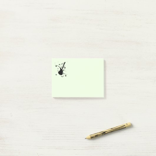 Guitar Post-it Notes (Op bureau)