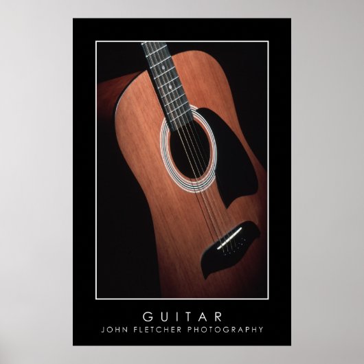 Guitar Poster met Grenzen (Voorkant)