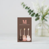 Guitar Professional Musicus Custom QR Code Visitekaartje (Staand voorkant)