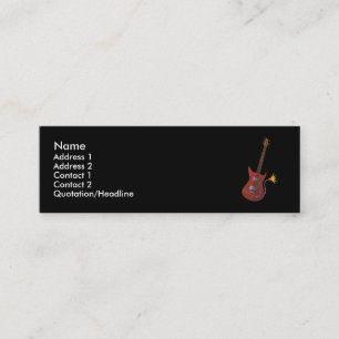 Guitar-profielkaart Mini Visitekaartje