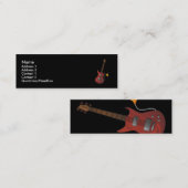 Guitar-profielkaart Mini Visitekaartje (Voorkant / Achterkant)