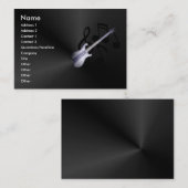 Guitar-profielkaart Visitekaartje (Voorkant / Achterkant)