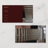 Guitar-profielkaart Visitekaartje (Voorkant / Achterkant)