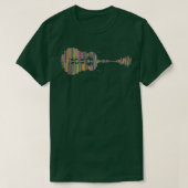 Guitar psychedelic t-shirt (Design voorkant)