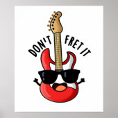 Guitar Pun is grappig. Poster (Voorkant)