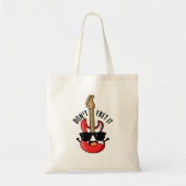 Guitar Pun is grappig. Tote Bag (Voorkant)